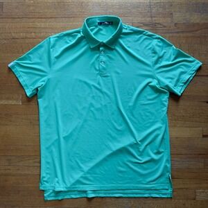 RLX‎ Ralph Lauren Golf Polo Shirt Moisture Wicking Green XL